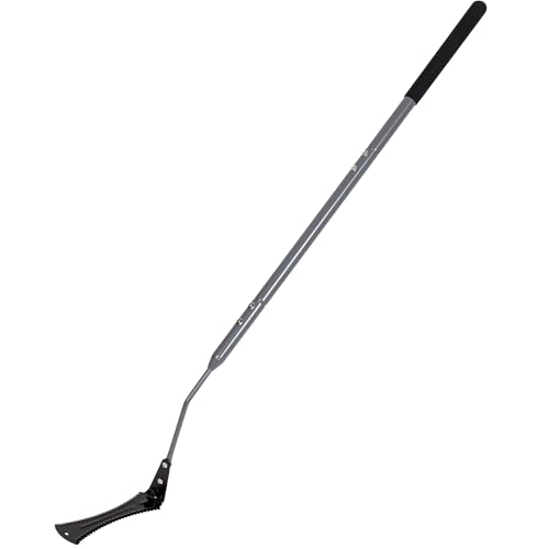 Walensee 48-Inch Long Handle Grass Whip, Scythe, Serrated...
