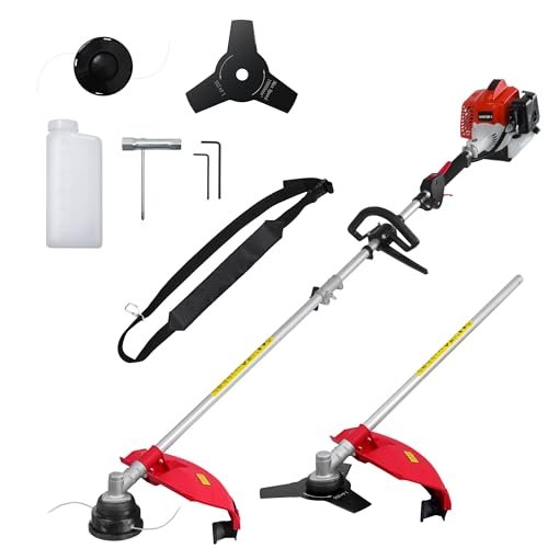 AMERISUN Gas Weed Eater 26cc, Grass Trimmer Brush Cutter...