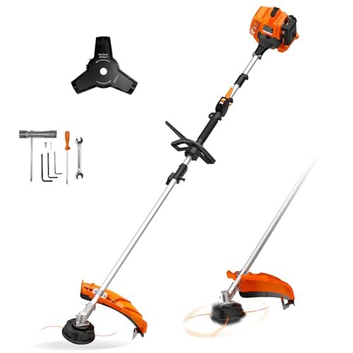 Upgraded Gas Weed Eater, 26CC Weed Wacker Easy Start