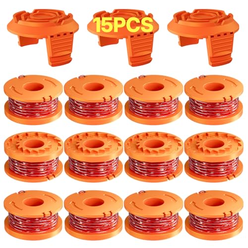 15 Pack (WA0010)Replacement Trimmer Line Spool Compatible...