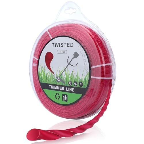 Hipa 105 Trimmer Line Heavy Duty, Commercial Round Twist