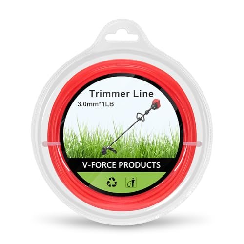 UCINNOVATE 3mm Round Trimmer Line, Orange 0.118Inch 174ft...
