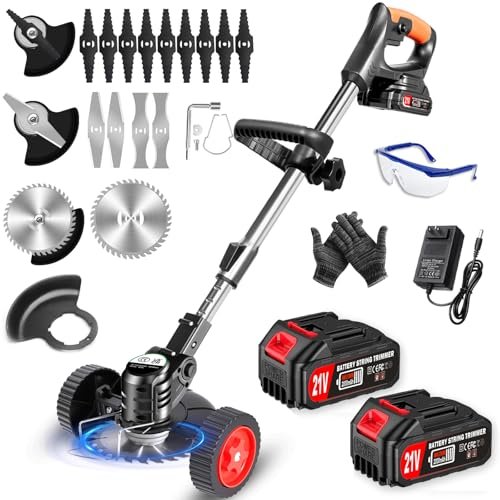 Electric Weed Wacker Eater Battery Powered 3 in 1 Cordless