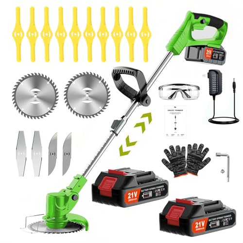 Weed Wacker - Electric String Trimmers Battery/Edger with 2...
