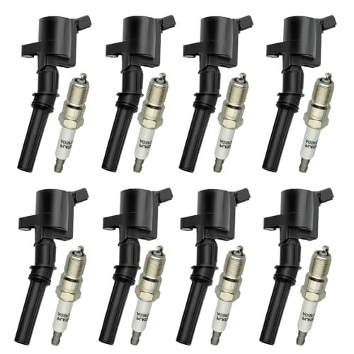 8Pcs DG508 Ignition Coil Pack & SP479 for Ford Lincoln