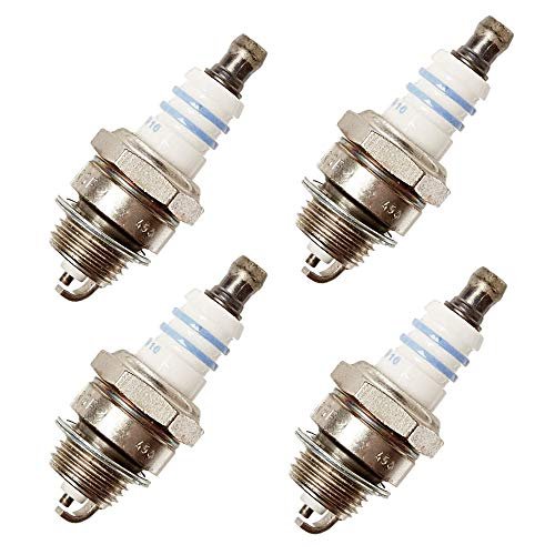 (4) Bosch WSR6F Spark Plugs Replaces RCJ6Y Stihl BPMR6A