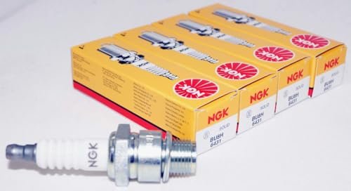 NGK BU8H Spark Plug Marine, Outboard Motor (4 Pack) Boxed