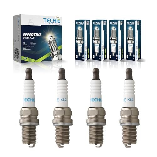 TECHIE K8C Racing Spark Plugs Replacement for NGK R5671A-8