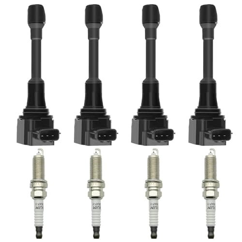 4 PCS UF549 Ignition Coil Pack with 9029 Spark Plugs
