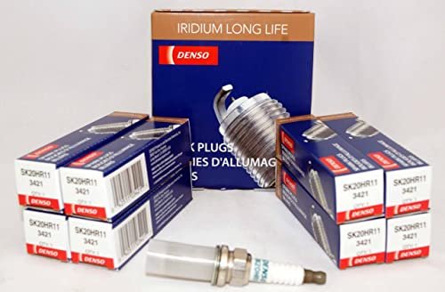 Set (8pcs) Denso Iridium Long Life Spark Plugs 3421