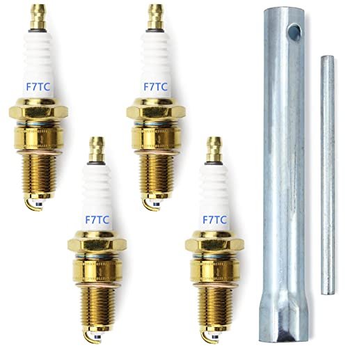 GREPSPUD 4pcs F7TC Spark Plugs GX120 GX160 GX200