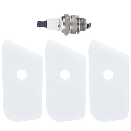 Buckbock 530150253 Air Filter with Spark Plug for Husqvarna...