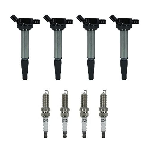 Marsram Ignition Coil Pack UF596 & Double Iridium Spark Plug