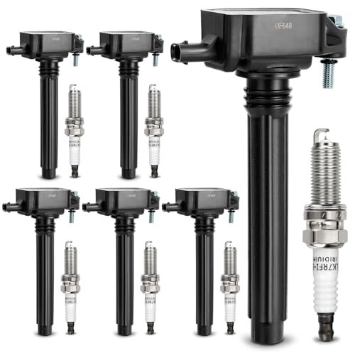 UF648 Ignition Coil &97390 Double Iridium Spark Plug Mopar