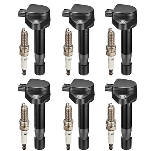 BDFHYK Ignition Coils UF603 and Iridium Spark Plugs 6-Pack