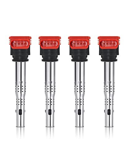 Marsram Ignition Coil Pack UF529 for 2005-2016 Audi VW 4pcs