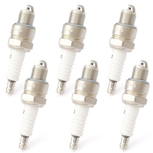 YUXIVCNE 6 Pack Spark Plugs QL78YC 938M for Johnson Mercury