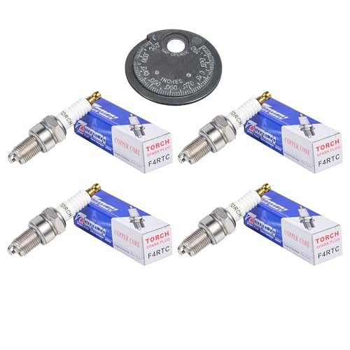 4-Pack F4RTC Spark Plug for NGK BPR4ES Kawasaki Engines