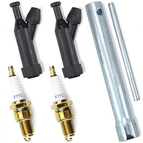 GREPSPUD 2pcs F7TC Spark Plugs GX120 GX160 GX200 GX390