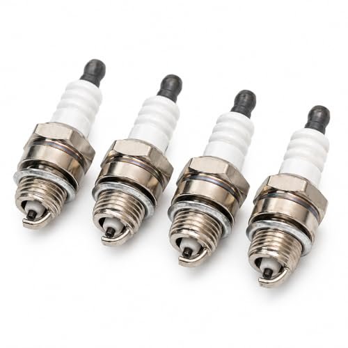 hiSpkNix 4 Pack Spark Plugs Compatible with MTD Lawn Mowers