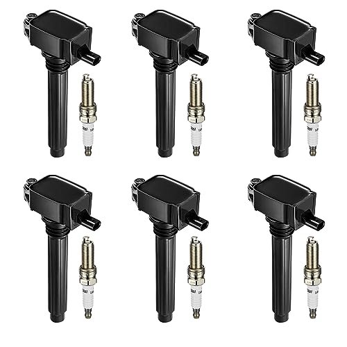 BDFHYK Ignition Coil Pack UF648 and Iridium Spark Plugs 3.6L