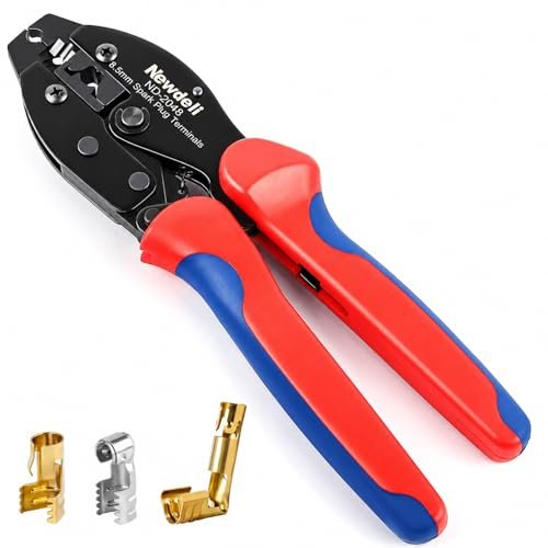Spark Plug Wire Crimper, Newdeli Crimping Pliers Ratchet...