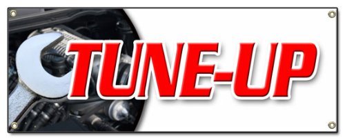 TUNE UP BANNER SIGN repair diagnosis fix check engine oil