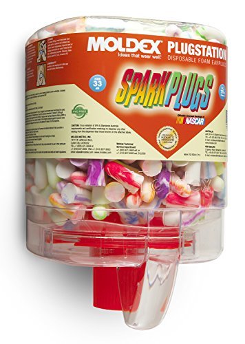 Moldex M6644 Extra-Soft Sparkplug Earplugs (250 per...