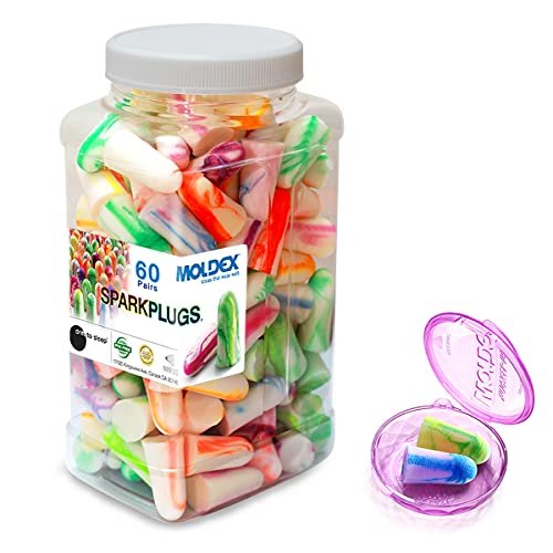 MOLDEX Soft Foam Earplugs Softies® Ear Plugs for Noise...