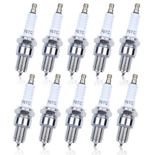 F6TC Spark Plugs for Honda GX160 GCV160 Series 10 Pack