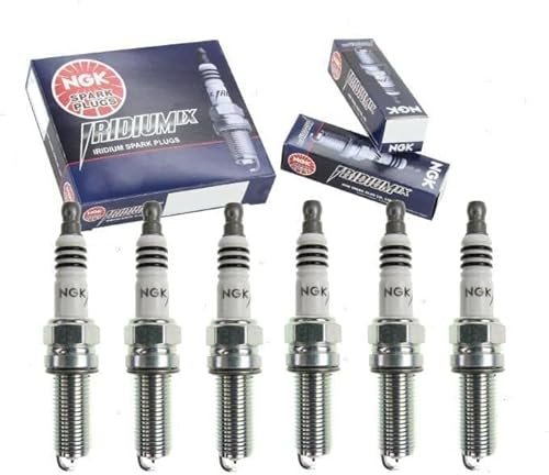 Pack of 6 NGK Iridium IX Spark Plug V6