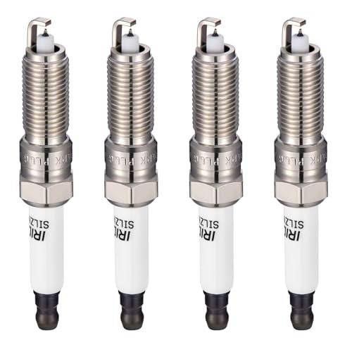 SYKRSS 94051 Iridium Platinum Spark Plugs 4 Pack L4 Engine