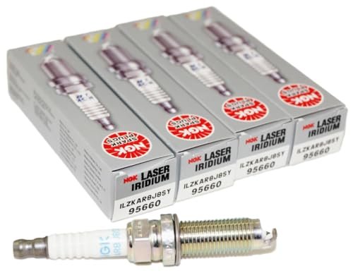 NGK ILZKAR8J8SY Laser Iridium Spark Plug (95660 4 pack)