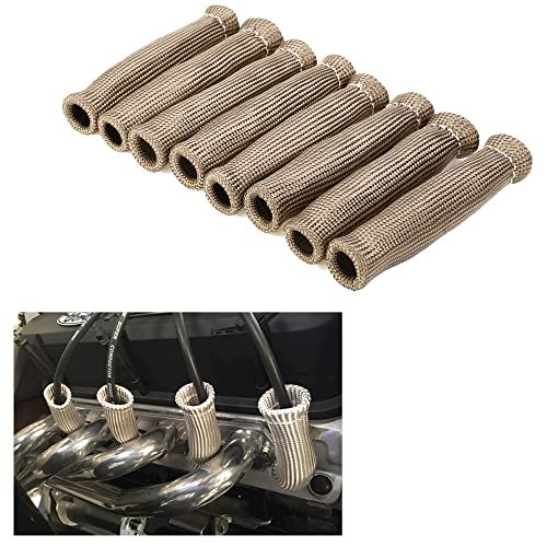 Titanium Spark Plug Wire Boots Thermal Protection Sleeves...