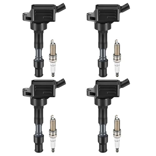 BDFHYK Ignition Coil Pack UF816 and Iridium Spark Plugs