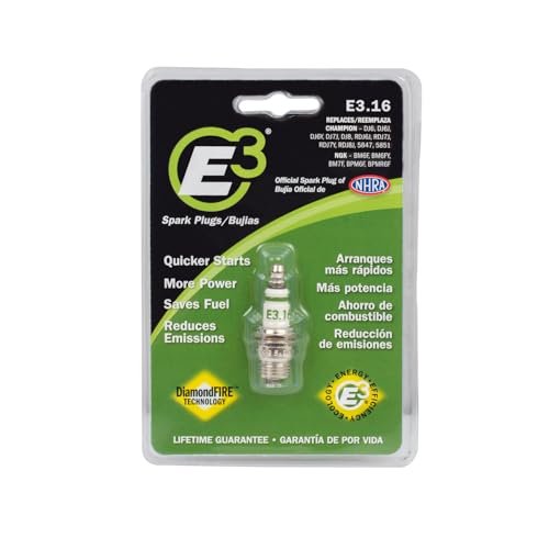 E3 Spark Plugs E3.16 Lawn and Garden with DiamondFIRE...