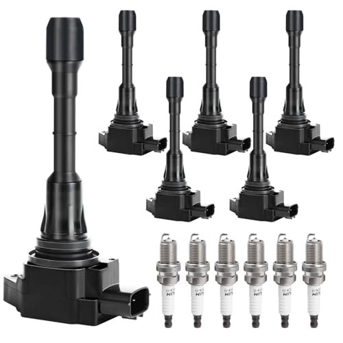 Ignition Coil Pack Spark Plug Kit fit Nissan Infiniti 3.7