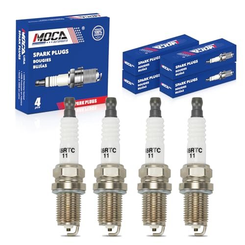 MOCA 2382 4PCS Spark Plugs Fit 01-11 Hyundai, Kia,...