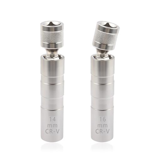 Salior 16mm&14mm Spark Plug Socket,Thin Wall 12 Points 3/8...