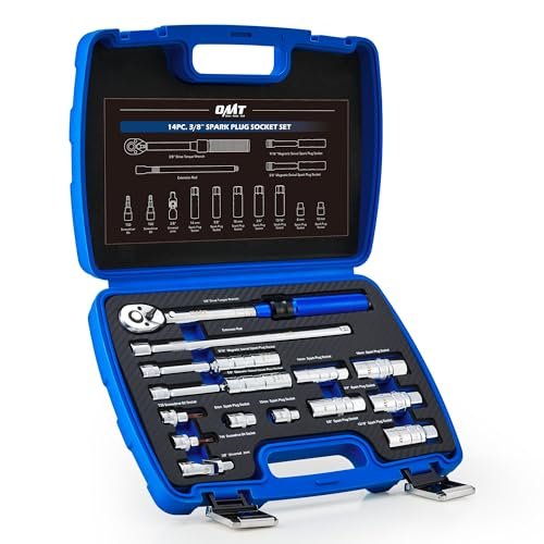 Orion Motor Tech 14pc Spark Plug Socket Set Magnetic Swivel
