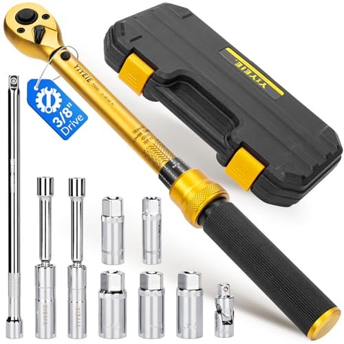 YIYEIE 10PCS Full Magnetic Spark Plug Socket Set