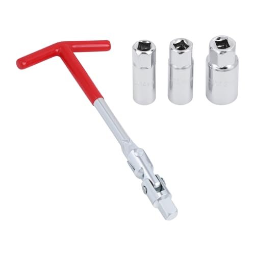 GZZTORES Spark Plug Socket Wrench T-Handle with 3 sockets.