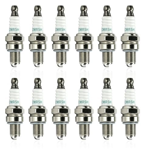 Lssapr 12 PCS CMR6H Spark Plug Replacement for NGK 3365
