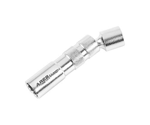 ARES 11000-14mm Thin Wall Magnetic Swivel Spark Plug Socket...