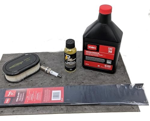 Toro Recycler with Briggs and Stratton EXi Tune-Up Kit &