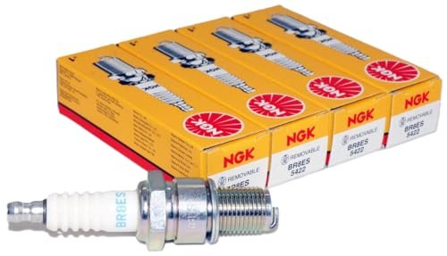 NGK 5422-4PK BR8ES Standard Spark Plug, Box of 4