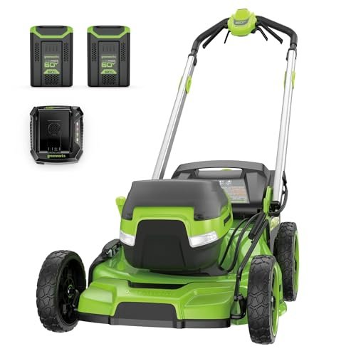 Greenworks 60V 21” Dual-Blade Self-Propelled Lawn 1 lawn mower blade vs 2 - Greenworks 60V 21” Dual-Blade Self-Propelled Lawn