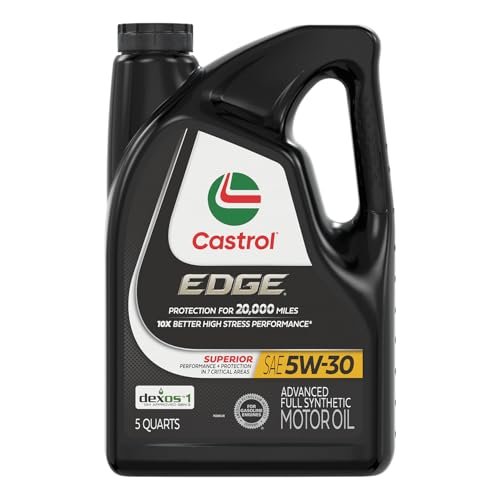 lawn mower oil vs car oil - Castrol EDGE 5W-30 Advanced Full Synthetic