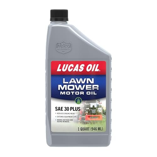 lawn mower oil vs car oil - Lucas Oil 11315 SAE 30 Lawn
