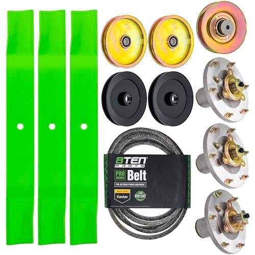 8TEN Deck Rebuild Kit Blade Spindle mid mount vs front mount mower - 8TEN Deck Rebuild Kit Blade Spindle